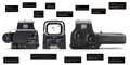 EOTECH HWS EXPS3 - 1 MOA Red Dot / 68 MOA Circle