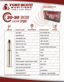Fort Scott Munitions .30-30 Winchester 130gr Solid ammunition