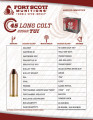 Fort Scott Munitions .45 Colt 225gr Solid ammunition