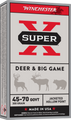 Winchester .45-70 Government 300gr Jacketed Hollow Point (JHP) ammunition