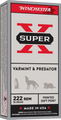 Winchester Super X .222 Rem 50 Grain Pointed Soft Point