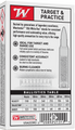 Winchester .223 Remington 62gr Full Metal Jacket (FMJ) ammunition