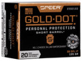 Speer Ammunition .38 Special 135gr Hollow Point (HP) ammunition