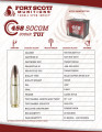 Fort Scott Munitions .458 SOCOM 300gr Solid ammunition