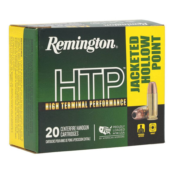 Remington 9mm Luger 147gr Jacketed Hollow Point (JHP) ammunition