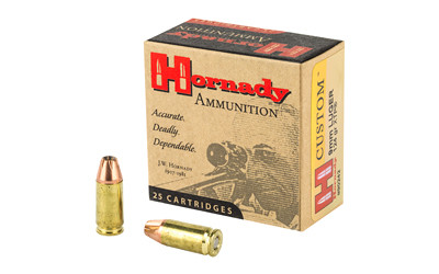 Hornady 9mm Luger 124gr Jacketed Hollow Point (JHP) ammunition