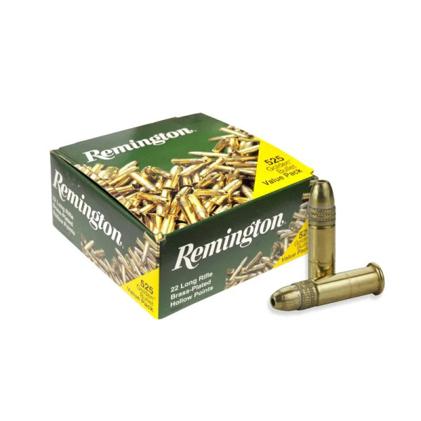 Remington .22 LR 36gr Copper Plated Hollow Point (CPHP) ammunition