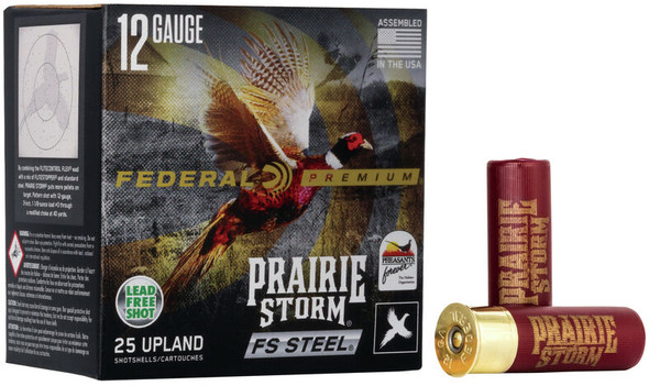 Federal Prairie Storm FS Steel 12 Gauge 3" 1 1/8 oz. #4