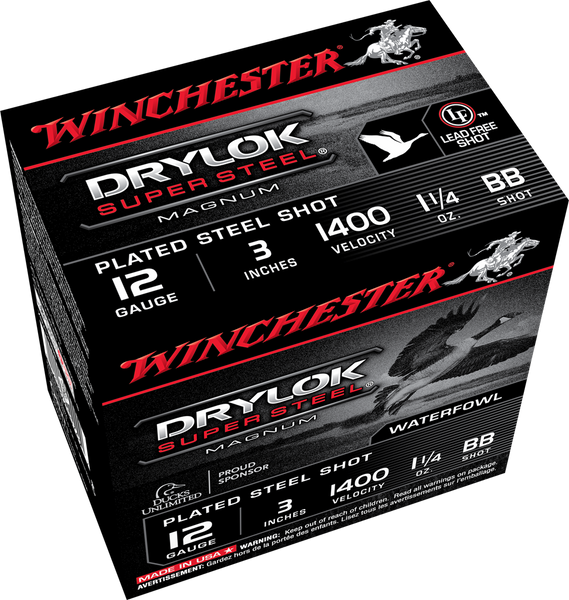 Winchester Drylok 12 Gauge 3" 1 1/4 oz. #BB