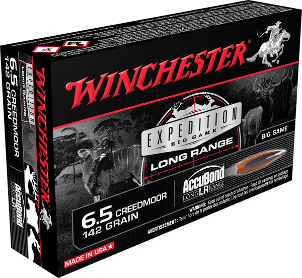 Winchester 6.5mm Creedmoor 142gr Polymer Tipped ammunition