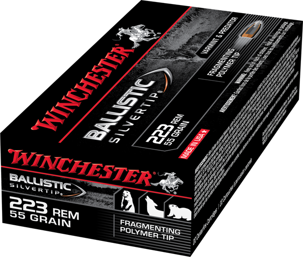 Winchester .223 Remington 55gr Polymer Tipped ammunition