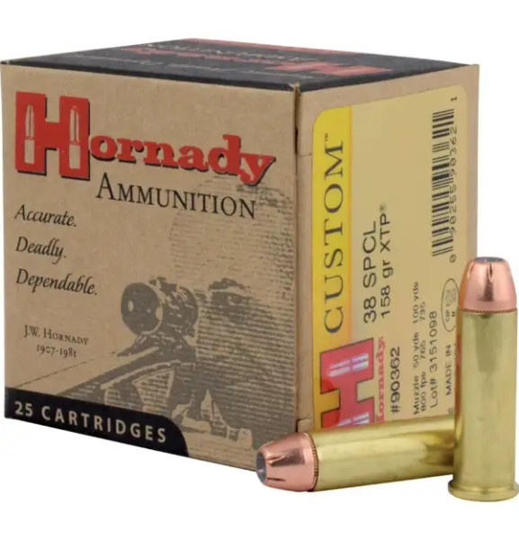 Hornady .38 Special 158 Grain XTP