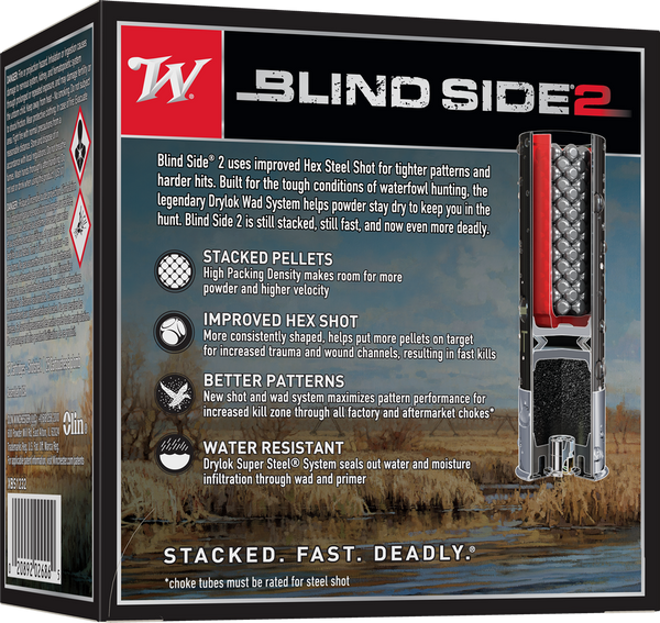 Winchester Blind Side 2 12 Gauge 3" 1 3/8 oz. #2
