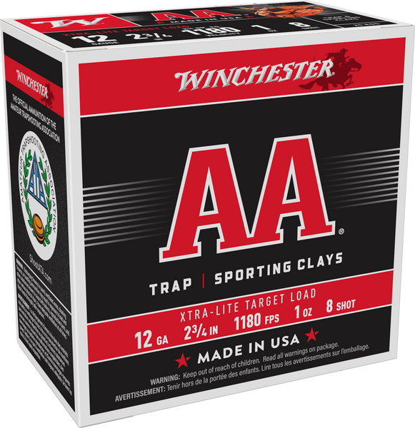 Winchester AA Xtra-Lite 12 Gauge 2.75" 1 oz. #8