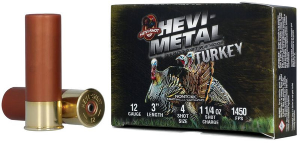 HEVI-Shot HEVI-Metal Turkey 12 Gauge 3" 1 1/4 oz. #4/5