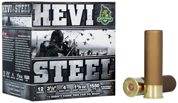 HEVI-Shot HEVI-Steel 12 Gauge 3.5" 1 3/8 oz. #4