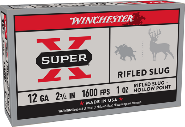 Winchester Super X 12 Gauge 2.75" 1 oz. Rifled Slug - Hollow Point