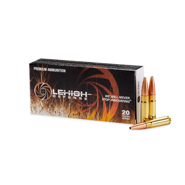 Lehigh Defense .300 AAC Blackout 115gr Hollow Point (HP) ammunition