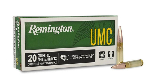 Remington .300 AAC Blackout 220gr Open Tip Match (OTM) ammunition