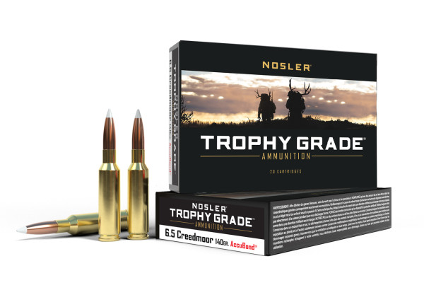 NOSLER 6.5mm Creedmoor 140gr Polymer Tipped ammunition