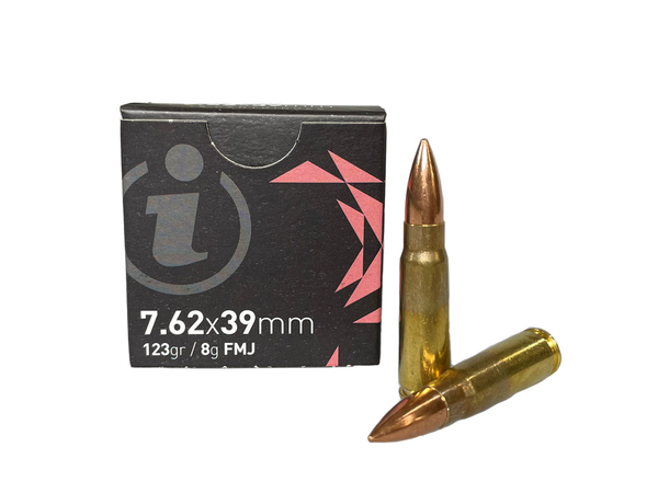 Igman 7.62x39mm 123gr Full Metal Jacket (FMJ) ammunition