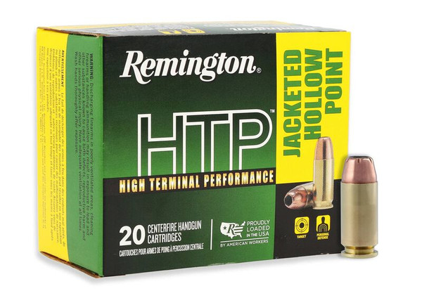 Remington .40 S&W 180gr Jacketed Hollow Point (JHP) ammunition