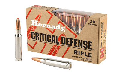 Hornady .308 Winchester 155gr Jacketed Hollow Point (JHP) ammunition