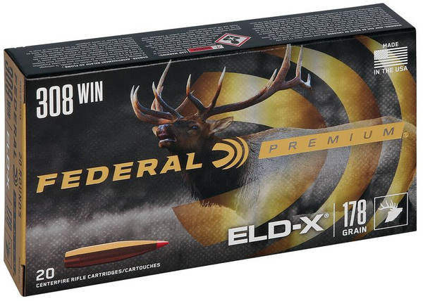 Federal ELD-X .308 Winchester 178 Grain Open Tip Match (OTM)