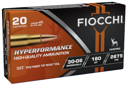 Fiocchi Hyperformance .30-06 Springfield 180 Grain SST