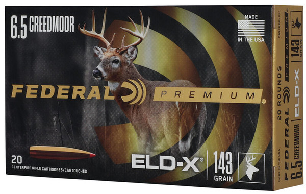 Federal 6.5mm Creedmoor 143gr Polymer Tipped ammunition