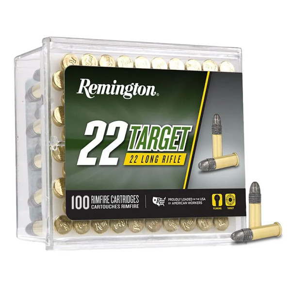 Remington .22 LR 40gr Lead Round Nose (LRN) ammunition