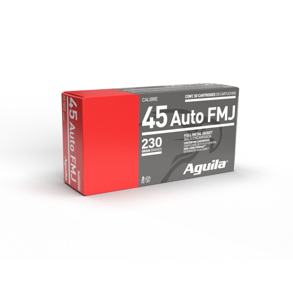 Aguila .45 ACP 230 Grain Full Metal Jacket (FMJ)