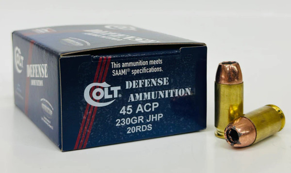 DoubleTap Ammunition .45 ACP 230gr Jacketed Hollow Point (JHP) ammunition