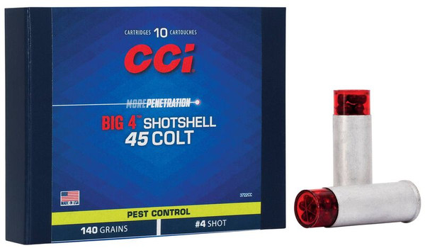 CCI Pest Control Big 4 Shotshell 45 Colt #4 Shot Size
