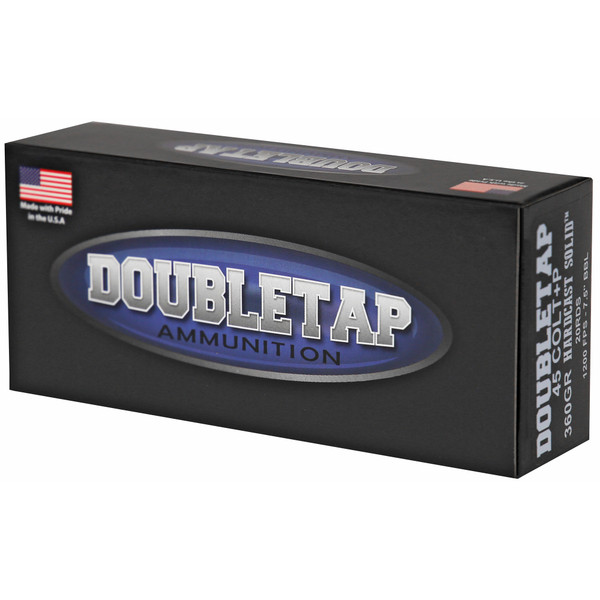DoubleTap Ammunition .45 Colt 360gr Lead Flat Nose (LFN) ammunition