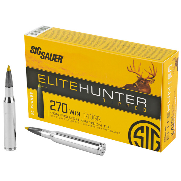 Sig Sauer .270 Winchester 140gr Polymer Tipped ammunition