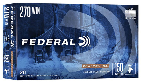 Federal .270 Winchester 150gr Soft Point ammunition