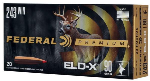 Federal .243 Winchester 90gr Polymer Tipped ammunition