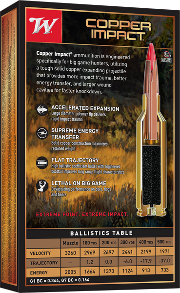 Winchester .243 Winchester 85gr Polymer Tipped ammunition