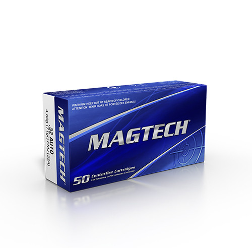 Magtech .32 ACP 71gr Full Metal Jacket (FMJ) ammunition