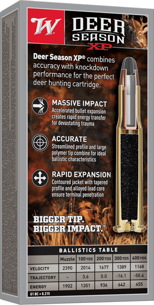 Winchester .30-30 Winchester 150gr Polymer Tipped ammunition