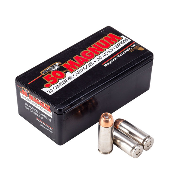 Magnum Research .50 AE 300gr Jacketed Hollow Point (JHP) ammunition