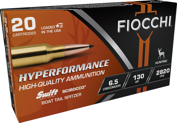 Fiocchi 6.5mm Creedmoor 130gr Polymer Tipped ammunition