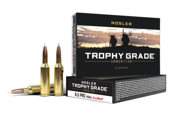 NOSLER 6.5 PRC 140gr Polymer Tipped ammunition