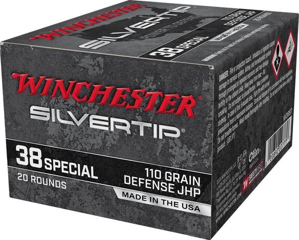 Winchester Silvertip .38 Special 110 Grain Jacketed Hollow Point (JHP)