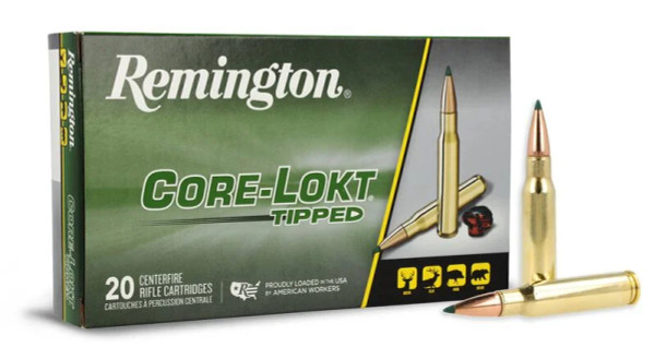 Remington .308 Winchester 150gr Polymer Tipped ammunition