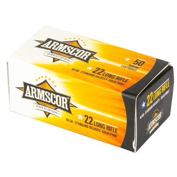 Armscor .22 LR 40gr Lead Round Nose (LRN) ammunition