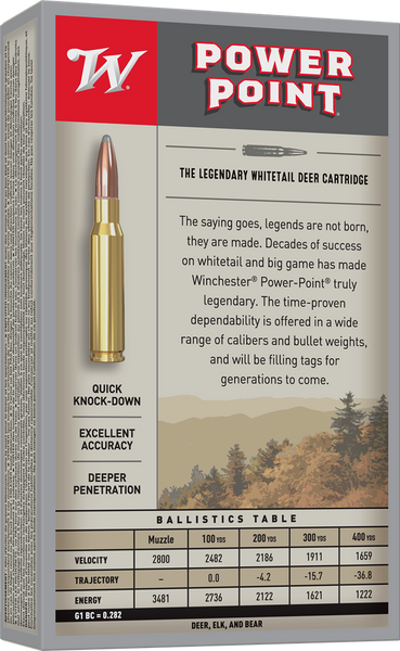 Winchester .35 Whelen 200gr Soft Point ammunition