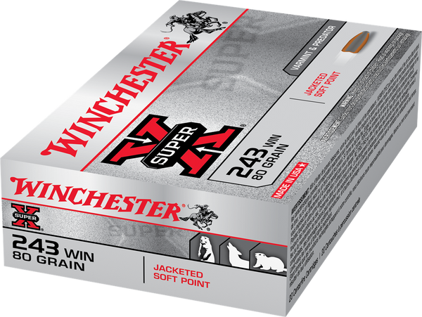 Winchester SuperX .243 Win. 80 Grain Jacketed Soft Point