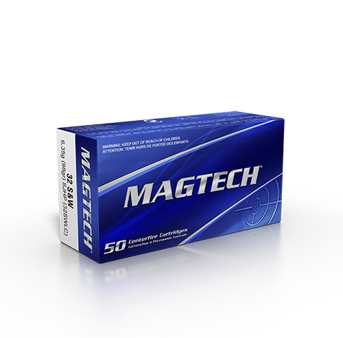 Magtech .32 S&W Long 98gr Semi-Jacketed Hollow Point (SJHP) ammunition